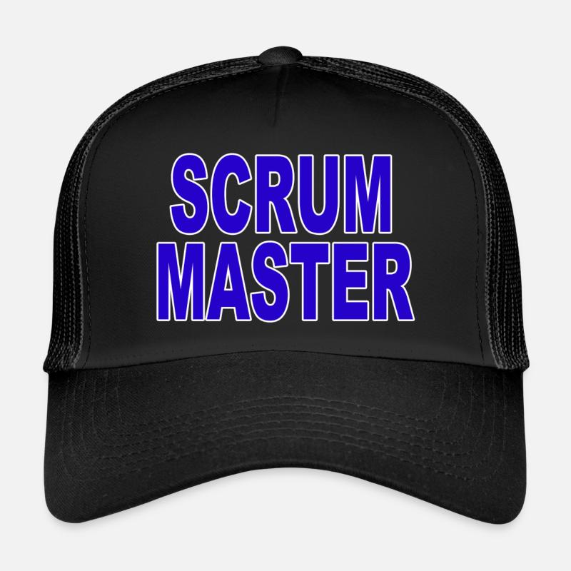 Agile - Maître Scrum - Casquette trucker  - noir/noir