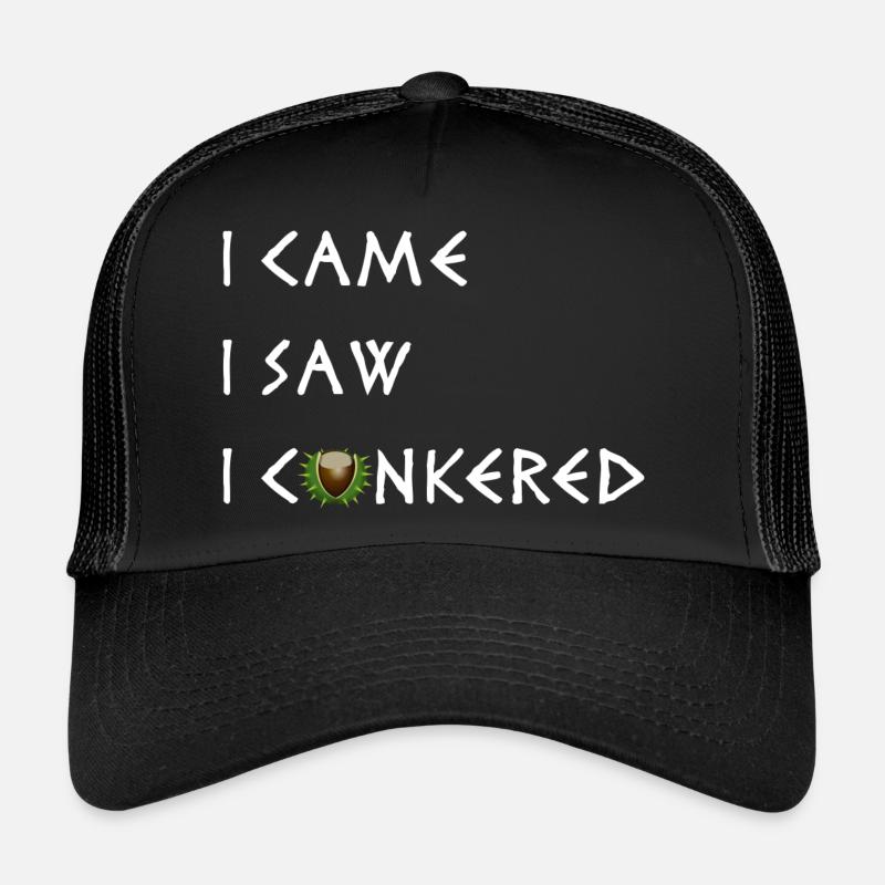 Je suis venu, j’ai vu que j’ai conkered Casquette trucker 