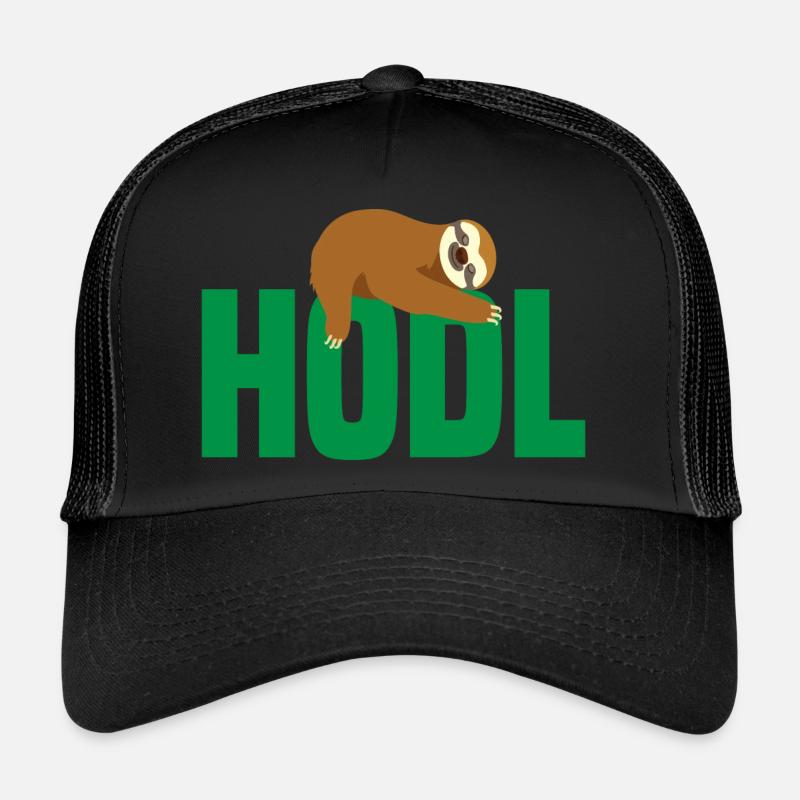 Sloth, Hodl, Bitcoin Trucker Cap
