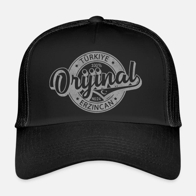 Erzincan - Trucker Cap - Schwarz/Schwarz