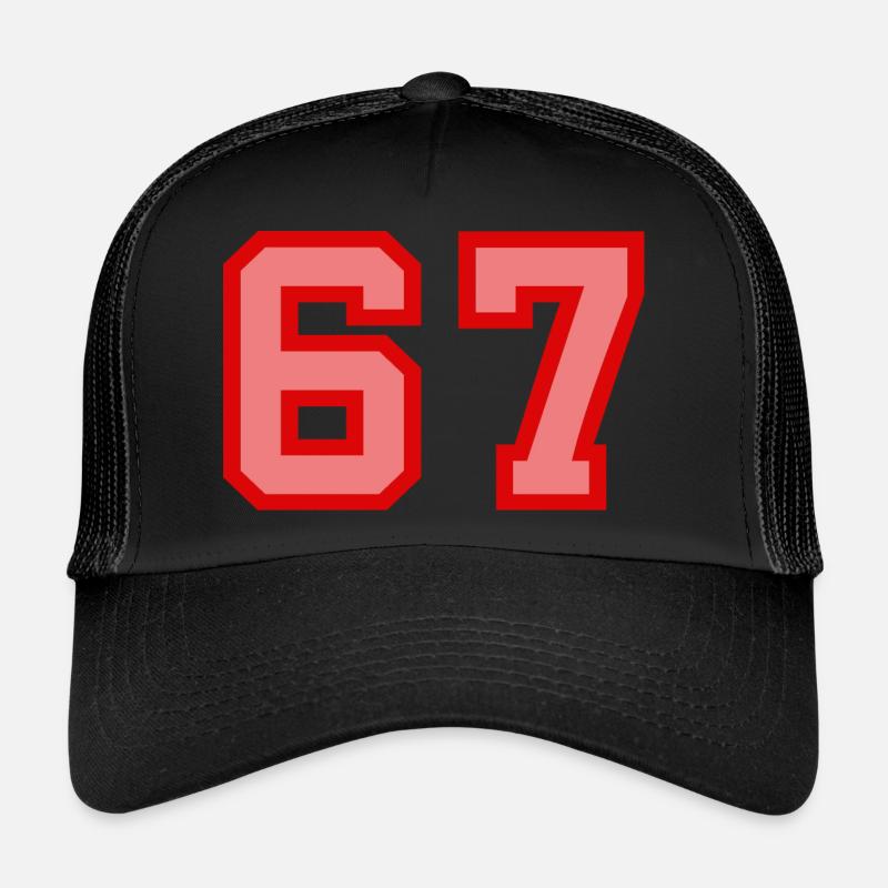Cool Retro Retrostyle Numéro de maillot numéro de dos Casquette trucker 