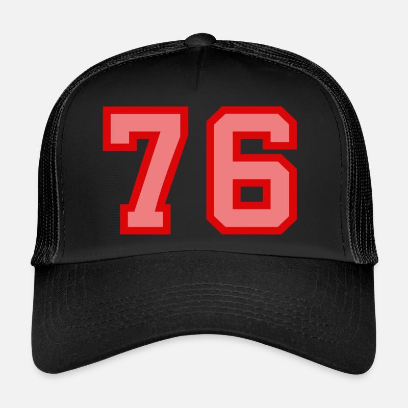 Cool Retro Retrostyle Numéro de maillot numéro de dos Casquette trucker 