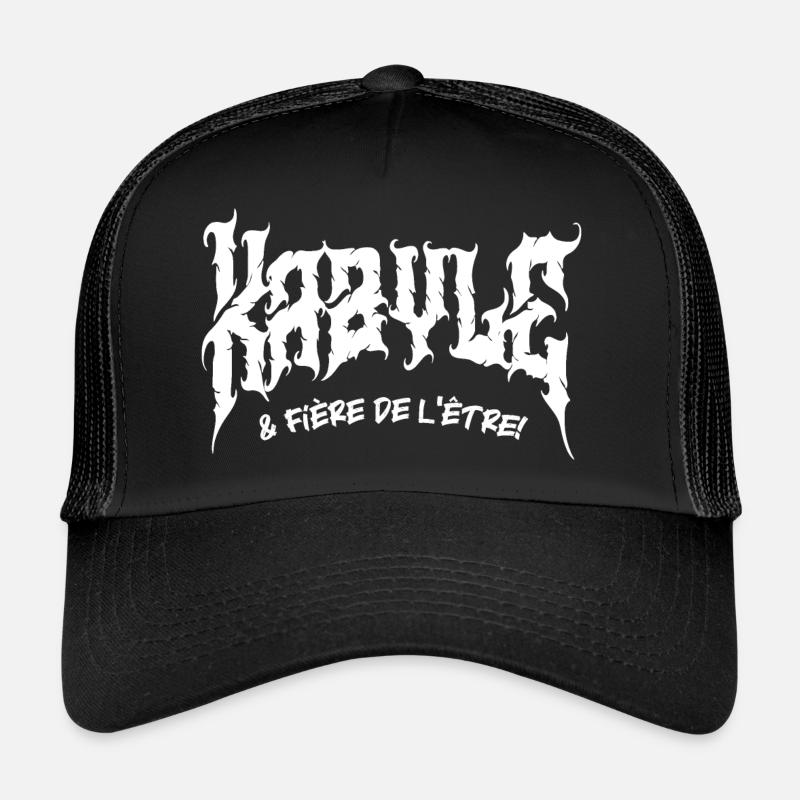 Kabyle et Fière de l'être! Casquette trucker 