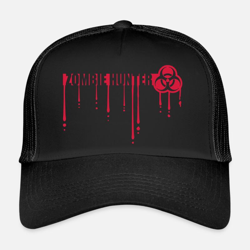 citation d’Halloween de chasseur de zombies Casquette trucker 