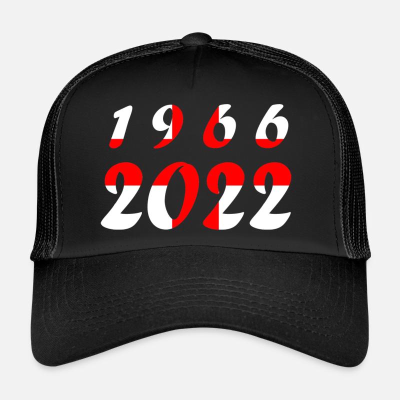 Équipe nationale Angleterre - Casquette trucker  - noir/noir
