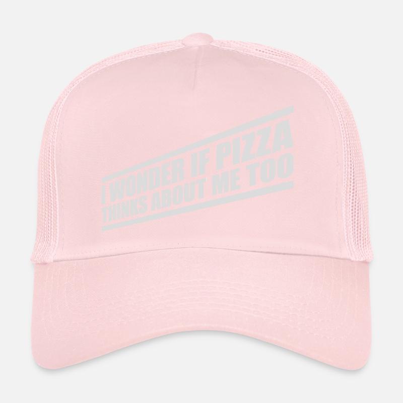 La pizza pense à moi Casquette trucker 