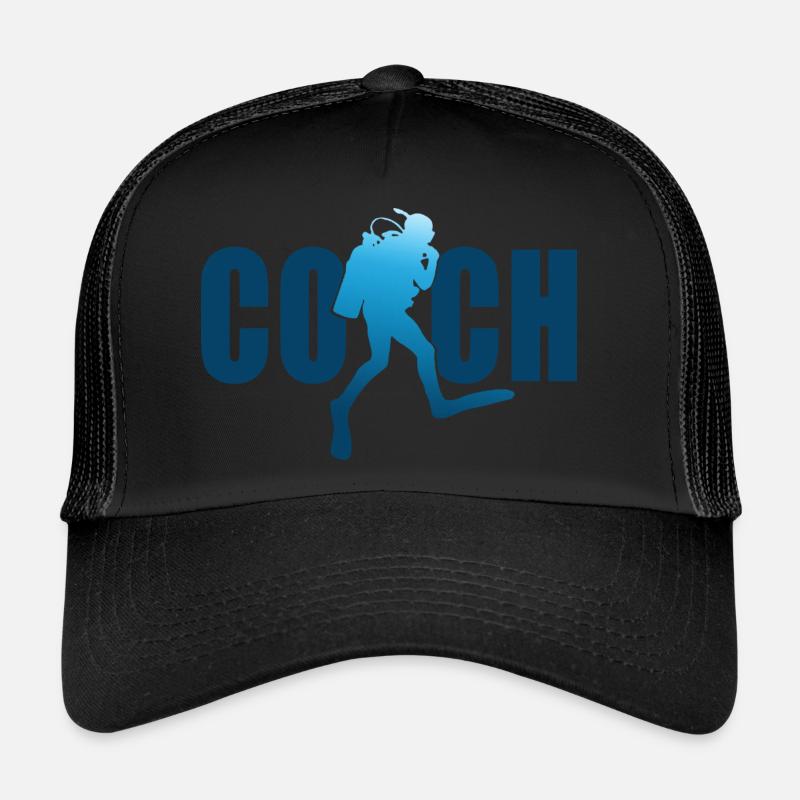 coach plongée sous marine coach plongeur Casquette trucker 