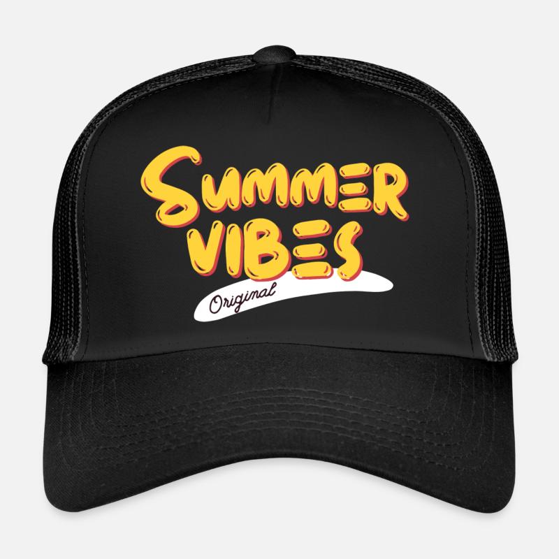 Summer Vibes Original - Casquette trucker  - noir/noir