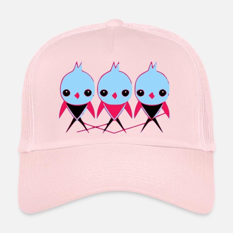 3 petits oiseaux Casquette trucker 