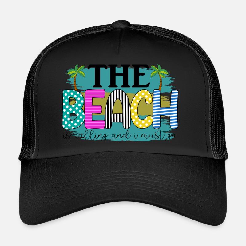 Bech - Casquette trucker - noir/noir