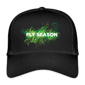 Fly Season 3 - Trucker Cap - black/black - Front