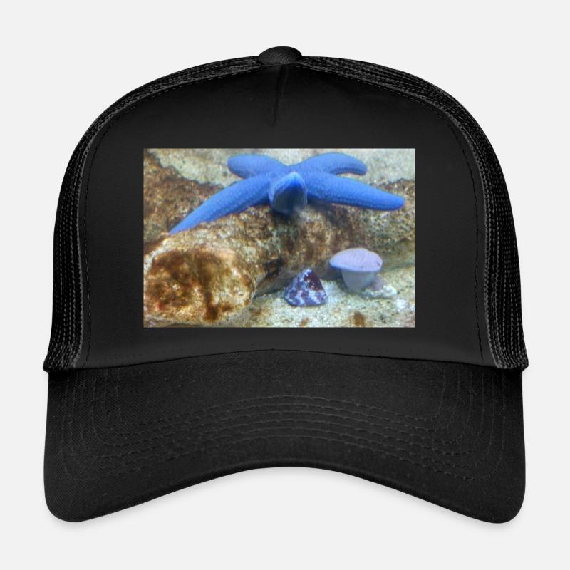 Étoile de mer bleue Casquette trucker 
