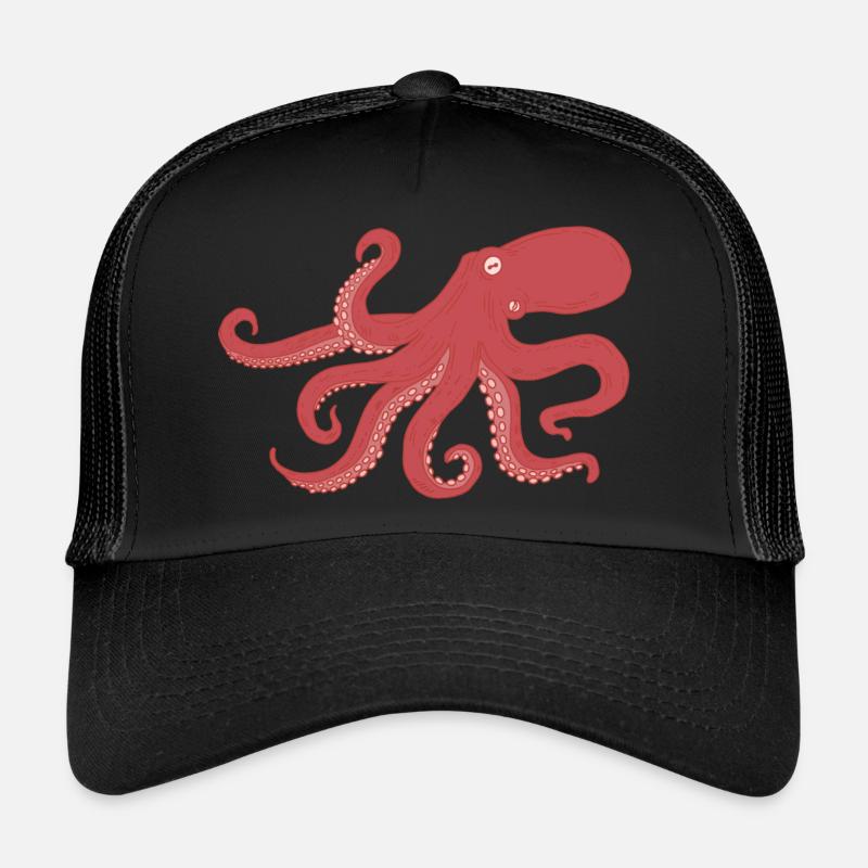 Octopus - squid Trucker Cap