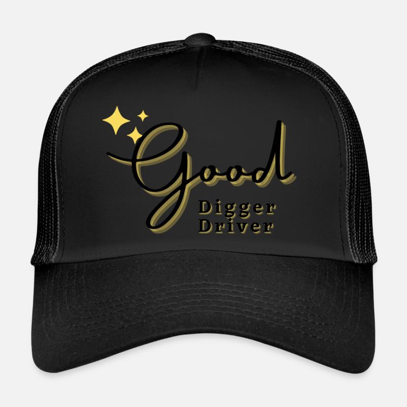 Bon pilote de pelleteuse Casquette trucker 