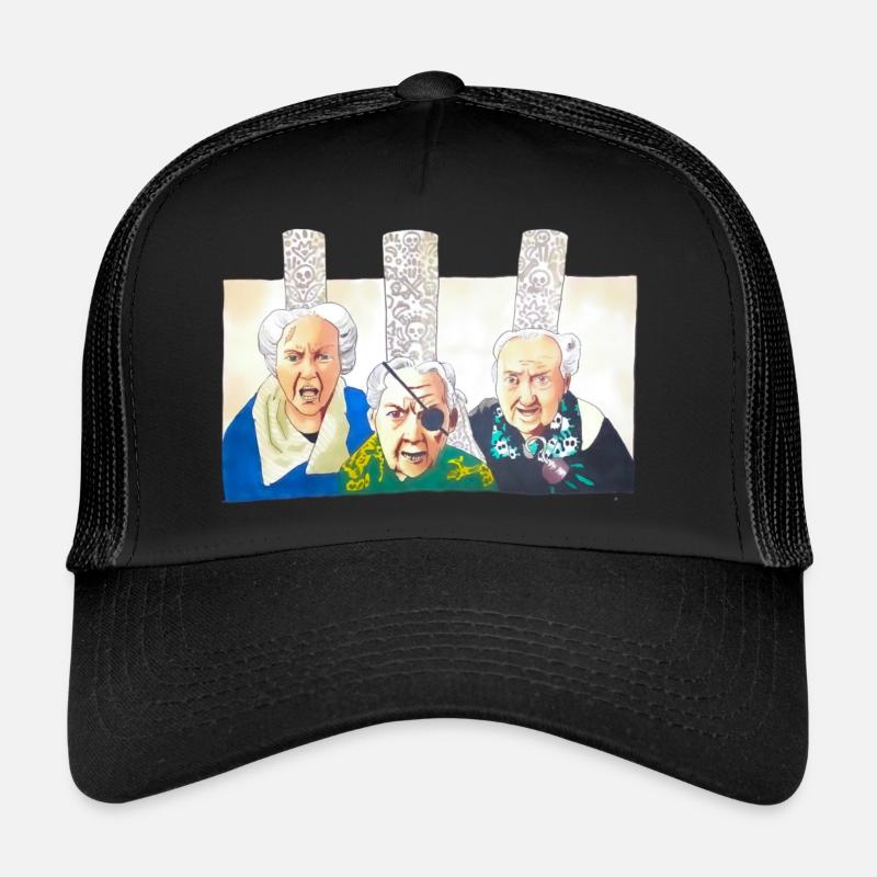 Pirate ! - Casquette trucker  - noir/noir