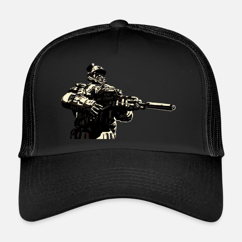 zombie monster wariors soladat horror skull dead Trucker Cap