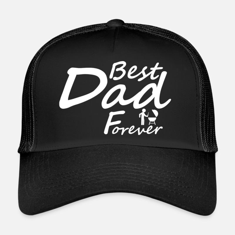 Meilleur Dad Forever Grilling Casquette trucker 