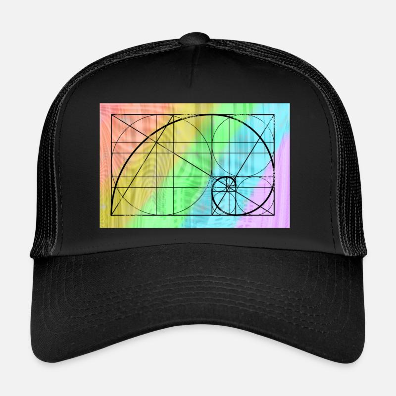 Golden ratio - Trucker Cap - black/black
