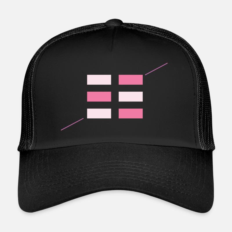 Modern and stylish pink earth Trucker Cap