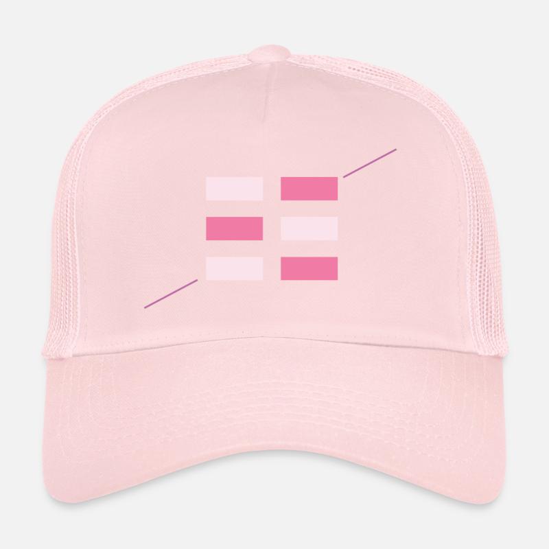 Terre rose moderne et stylé Casquette trucker 