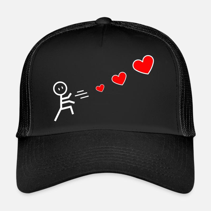 Je t’offre des coeurs Casquette trucker 