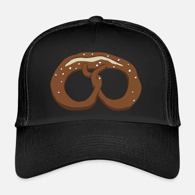 Bretzel - Casquette trucker  - noir/noir