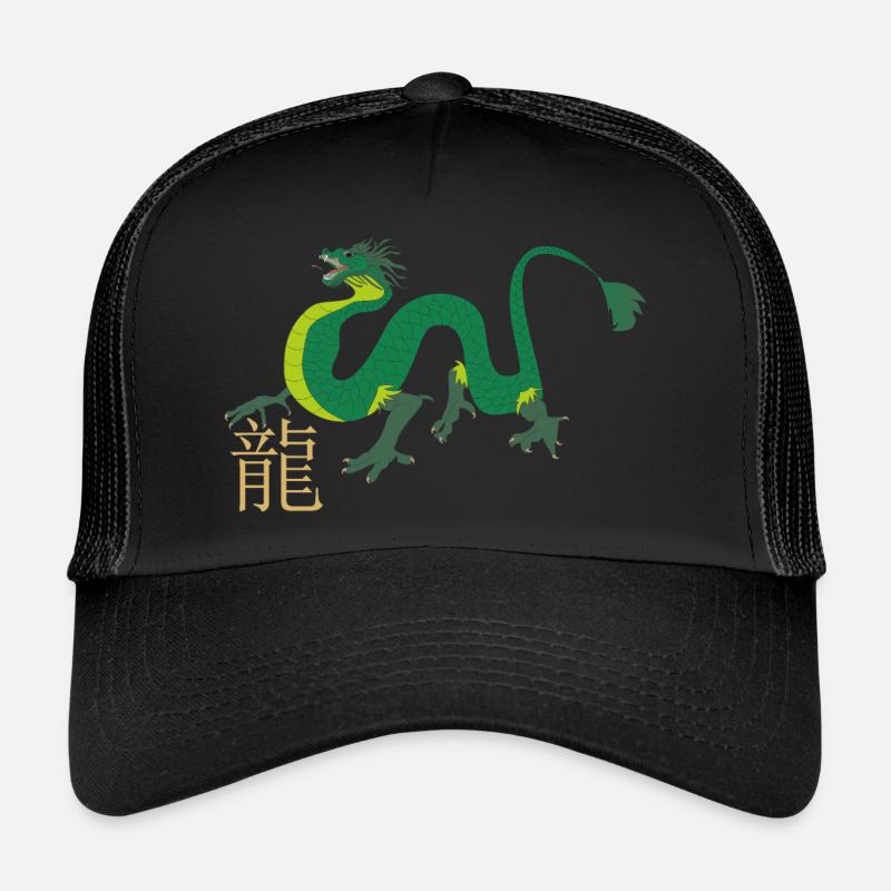 Dragon chinois Casquette trucker 