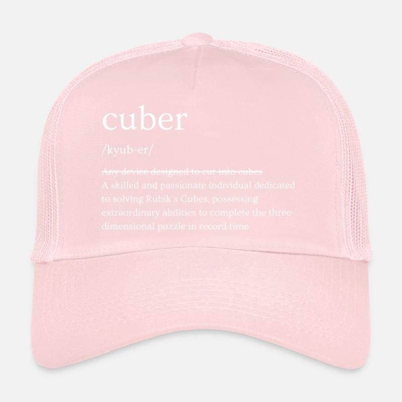 Définition du cubeur Casquette trucker 