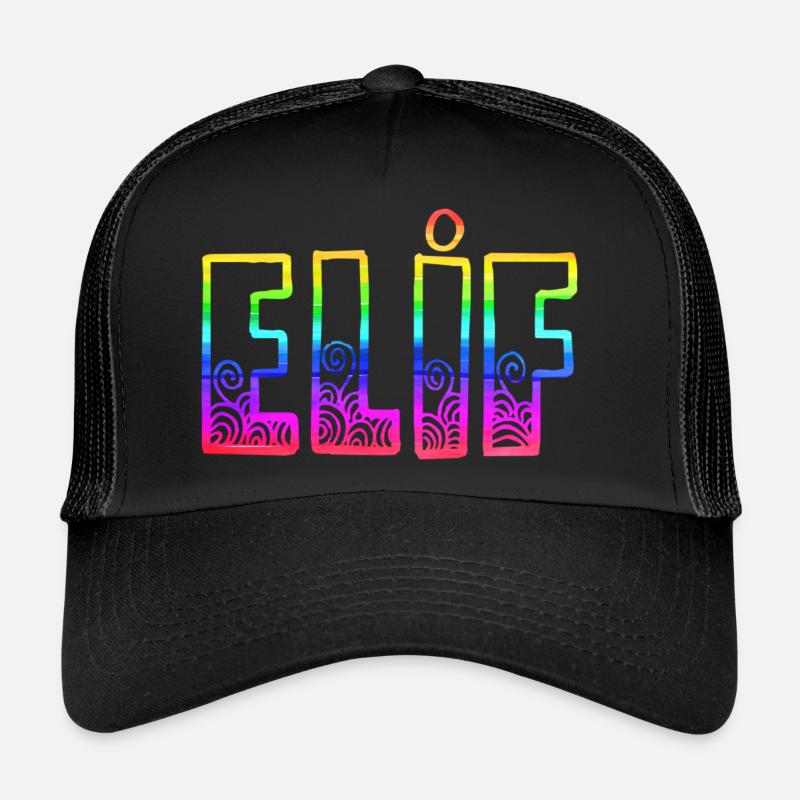 Elif RS Rainbow Trucker Cap