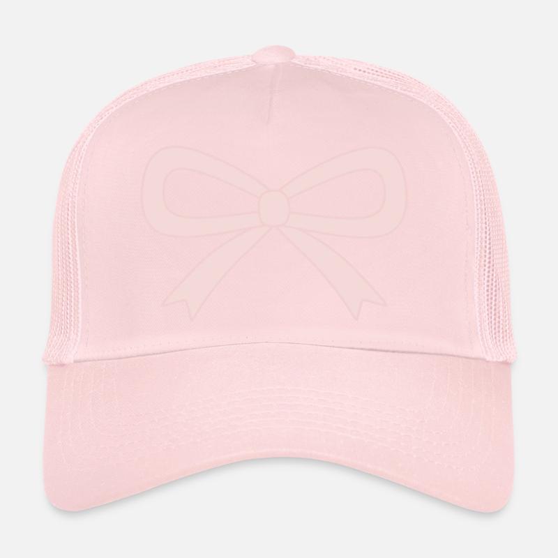 Noeud rose Casquette trucker 