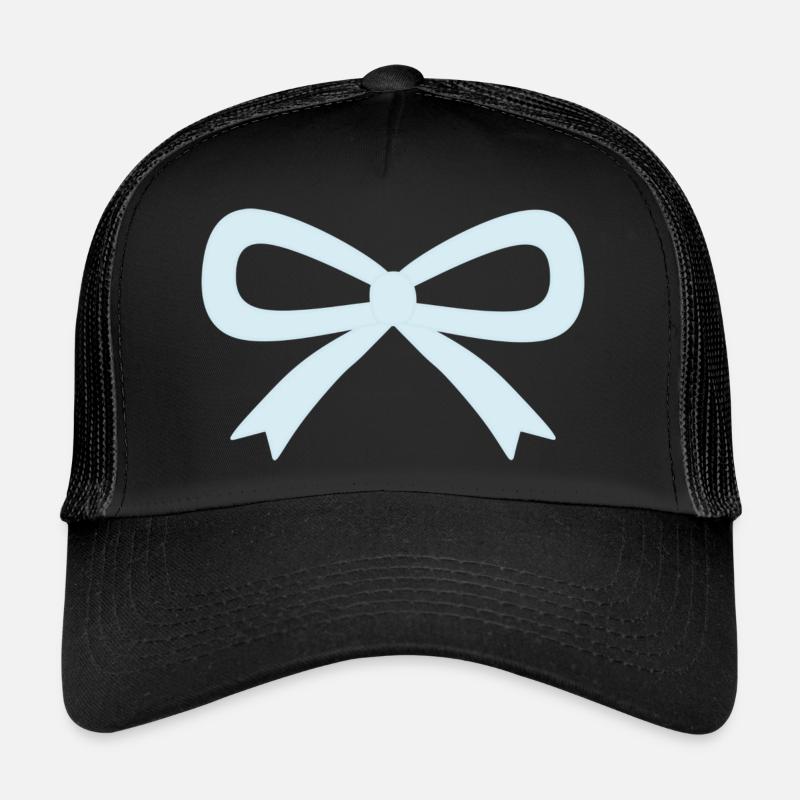 Noeud bleu clair Casquette trucker 