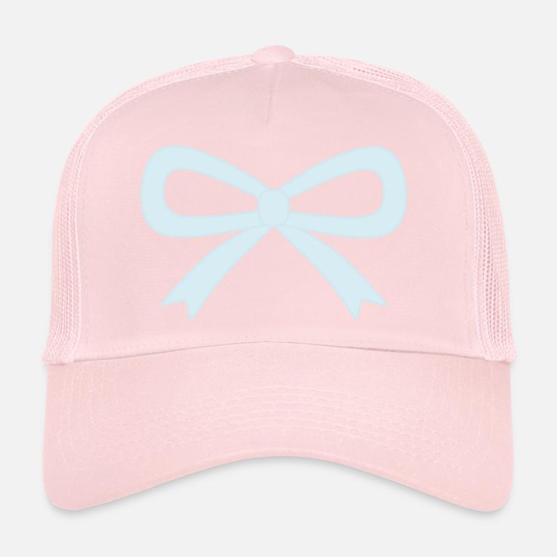 Noeud bleu clair Casquette trucker 