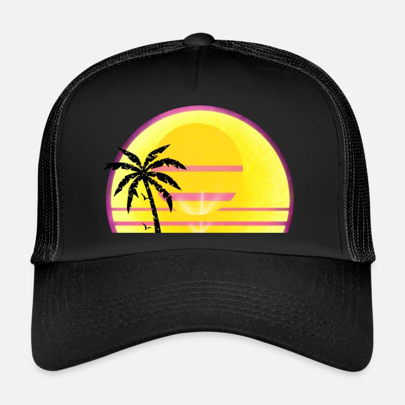 Sunny Summer Closed day Trucker Cap
