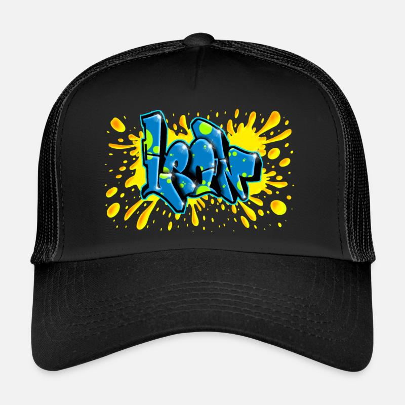 Léon graffiti splash prénom imprimable sur tout Casquette trucker 