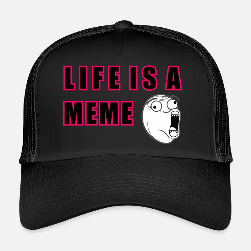 Das Leben ist ein Meme Trucker Cap