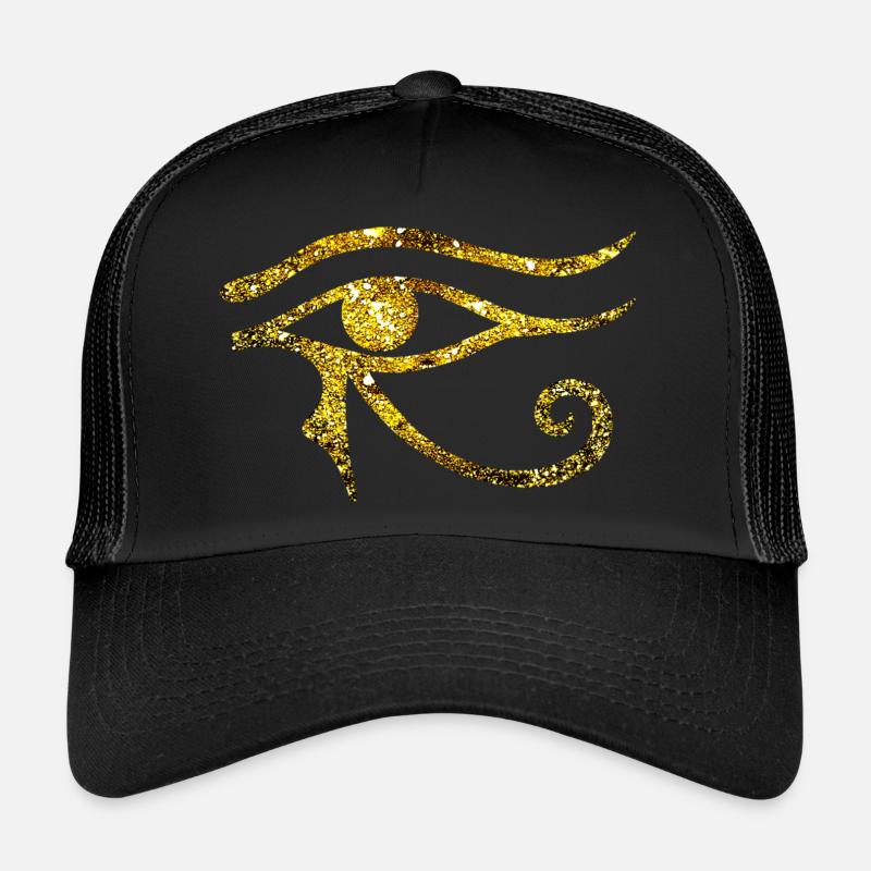 Oeil Cosmique D’Horus - Version Or Casquette trucker 
