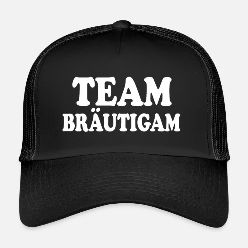 Team bräutigam - Trucker Cap - Schwarz/Schwarz