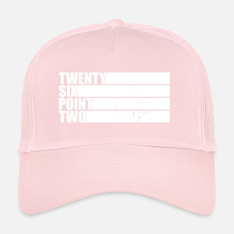 Running Vintage 26.2 Miles Marathoner Half Trucker Cap