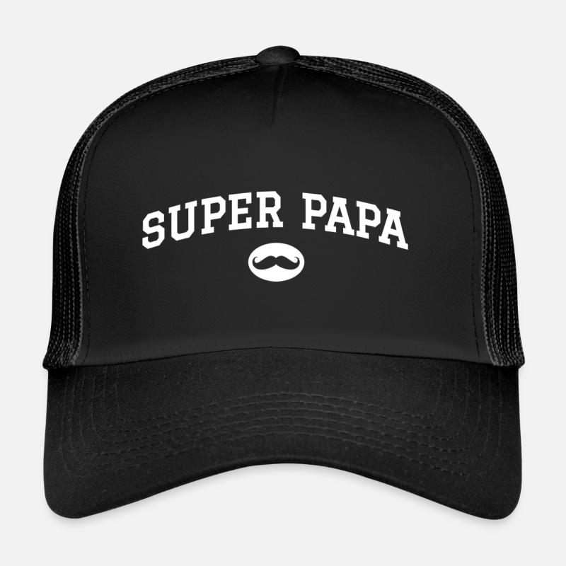 Super Papa Schnurrbart Trucker Cap