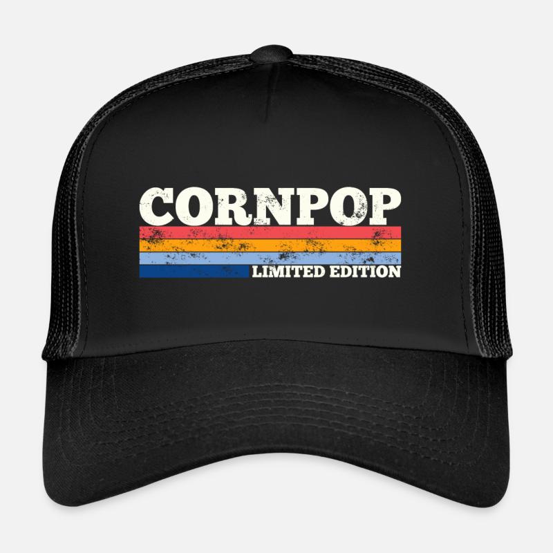 Corn Pop était un mauvais mec Retro Cornpop Meme Casquette trucker 