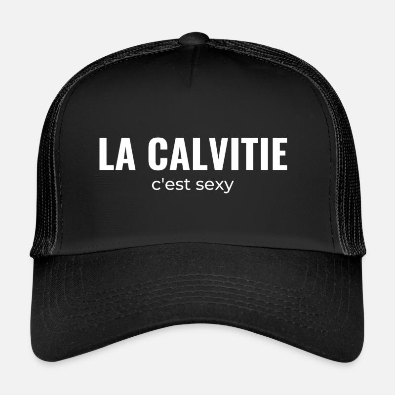 La calvitie c'est sexy – blanc 2 Casquette trucker 