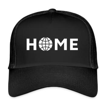Environmental Protection, Earth Home - Trucker Cap - black/black - Front