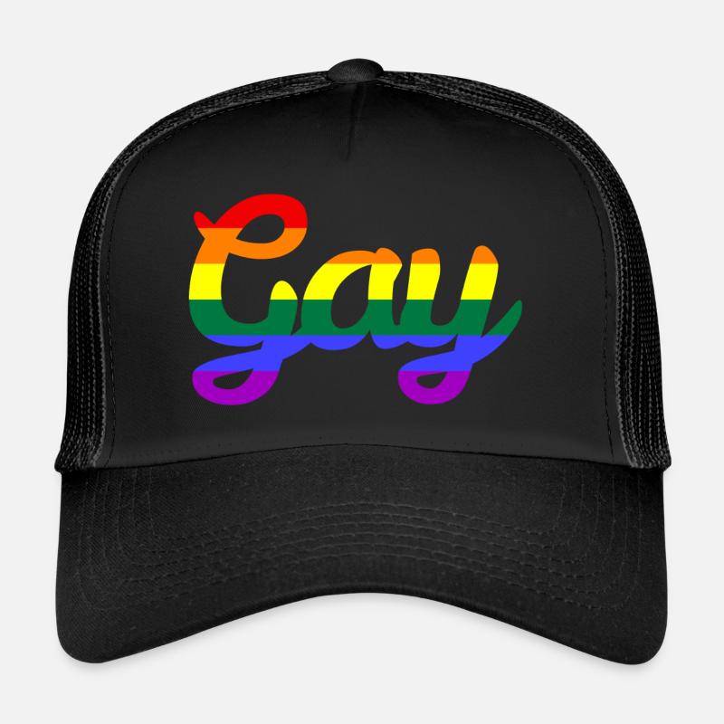 Gay - Trucker Cap - Schwarz/Schwarz