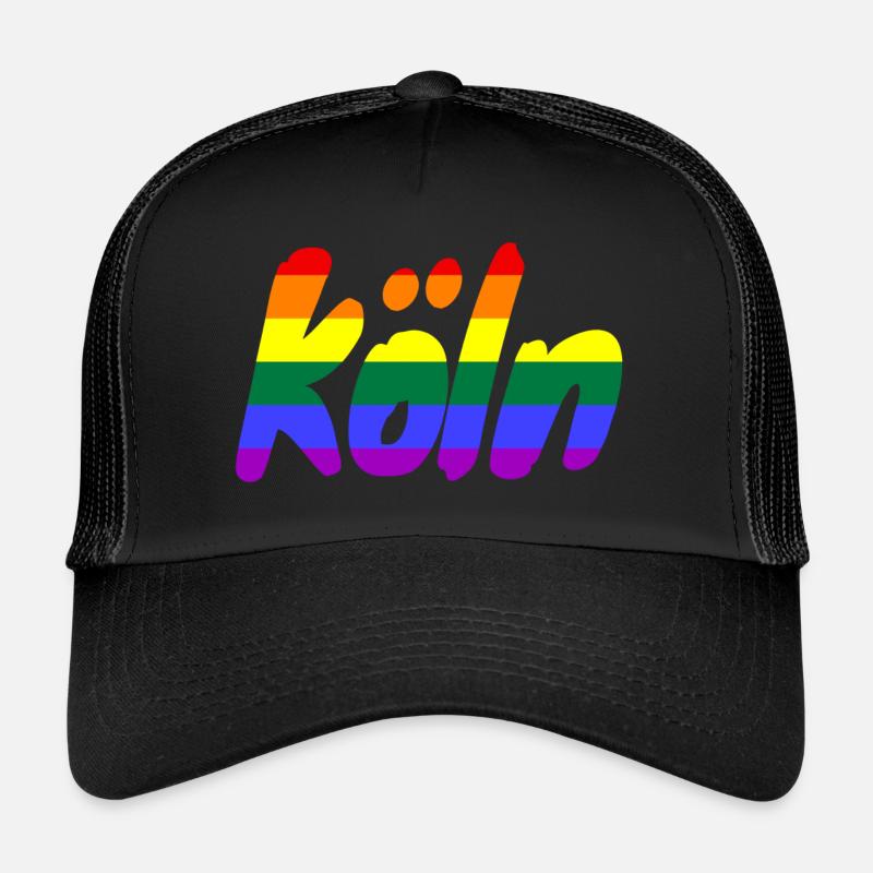 Köln - Trucker Cap - Schwarz/Schwarz