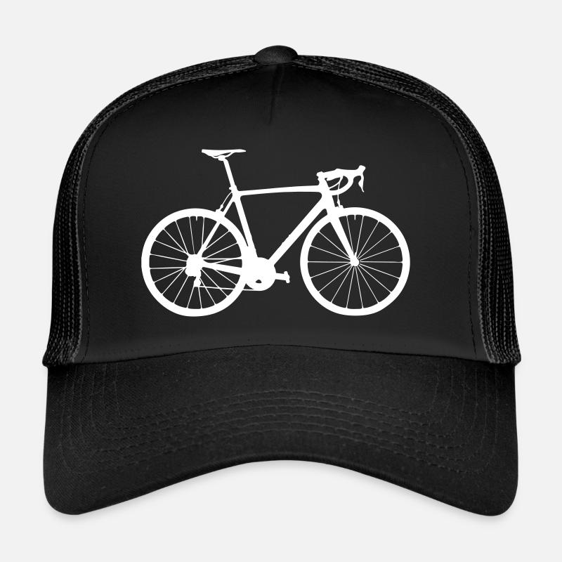 Rennrad - Trucker Cap - Schwarz/Schwarz