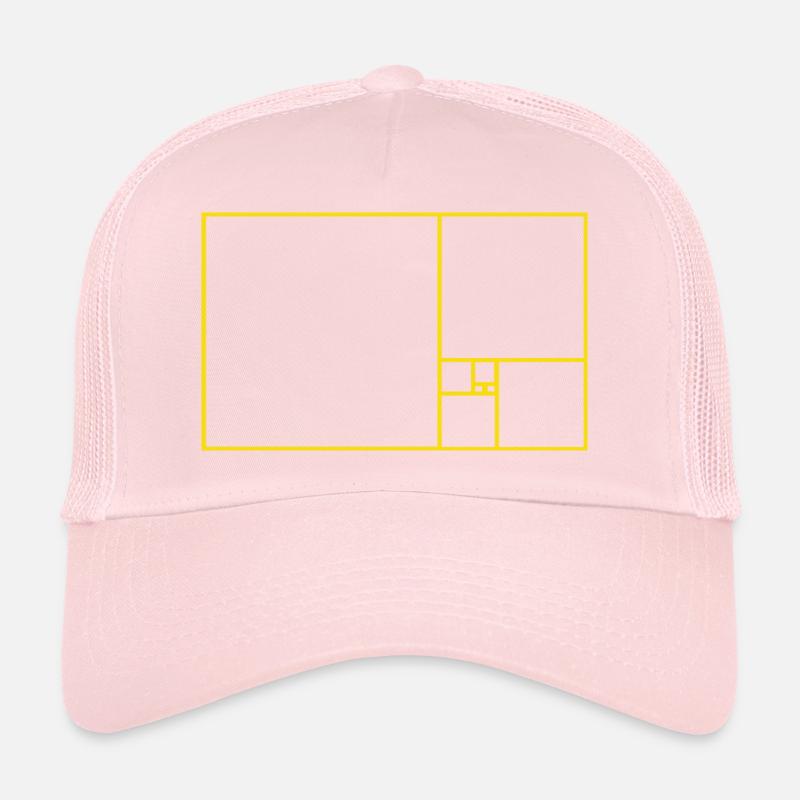 rectangle d'or fibonacci Casquette trucker 
