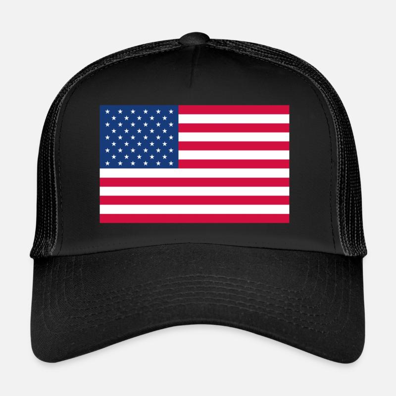 Étoiles et rayures Casquette trucker 