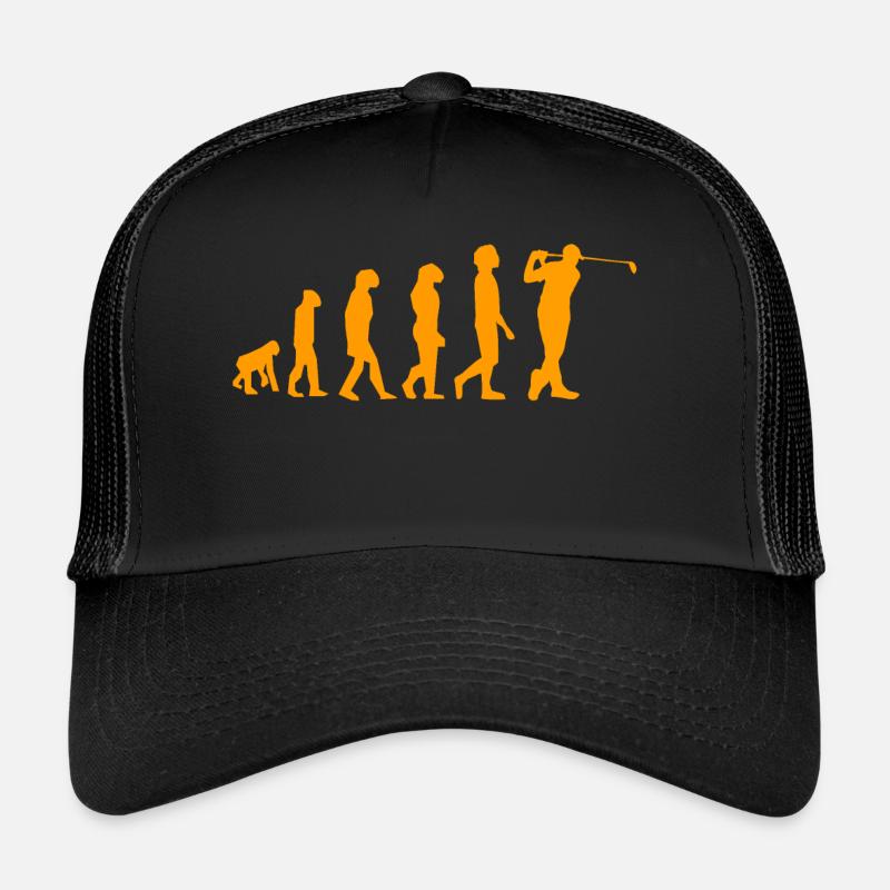 Golf evolution - Trucker Cap - Schwarz/Schwarz