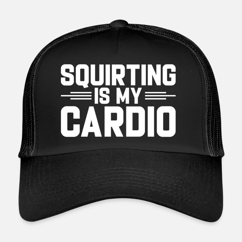 I Heart Squirters Adulte Blague J’Aime Éjaculer Casquette trucker 