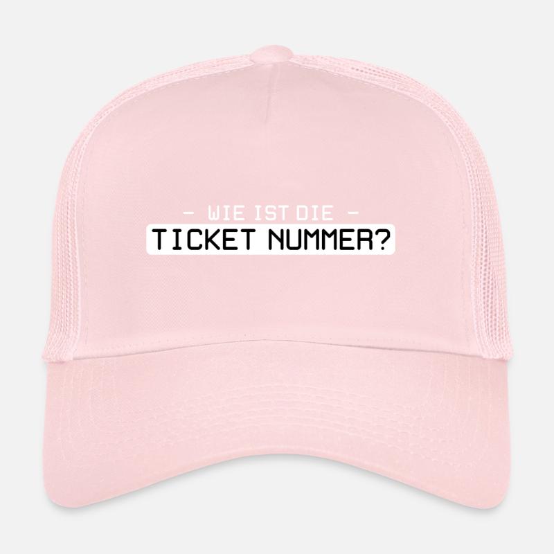 IT Mitarbeiter Spruch - Ticket Nummer Trucker Cap